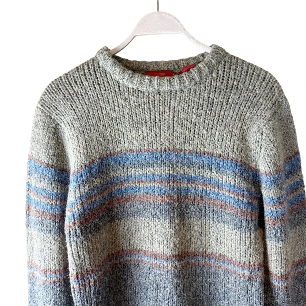Vintage Winning Edge London Fog Mens‎ Striped Crewneck Sweater L